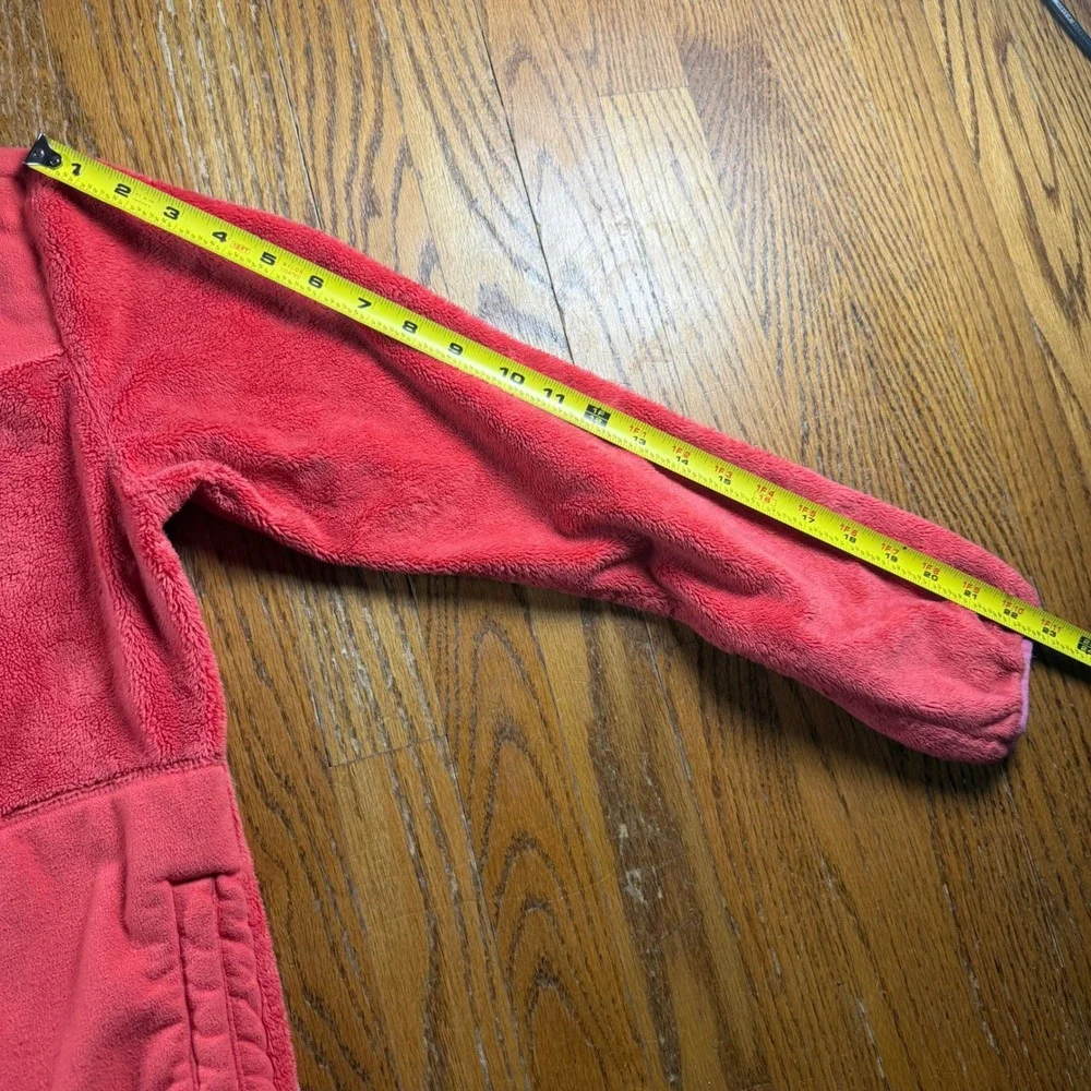 The North Face Girls Osito Fleece Jacket Pink Coral Full Zip XL 18 Gorpcore